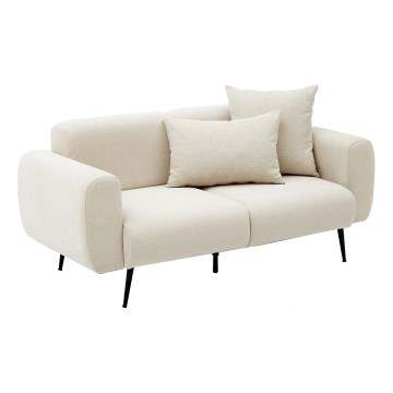 Zweisitziges Sofa PISA, cremefarben