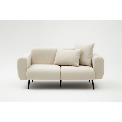 Zweisitziges Sofa PISA, cremefarben