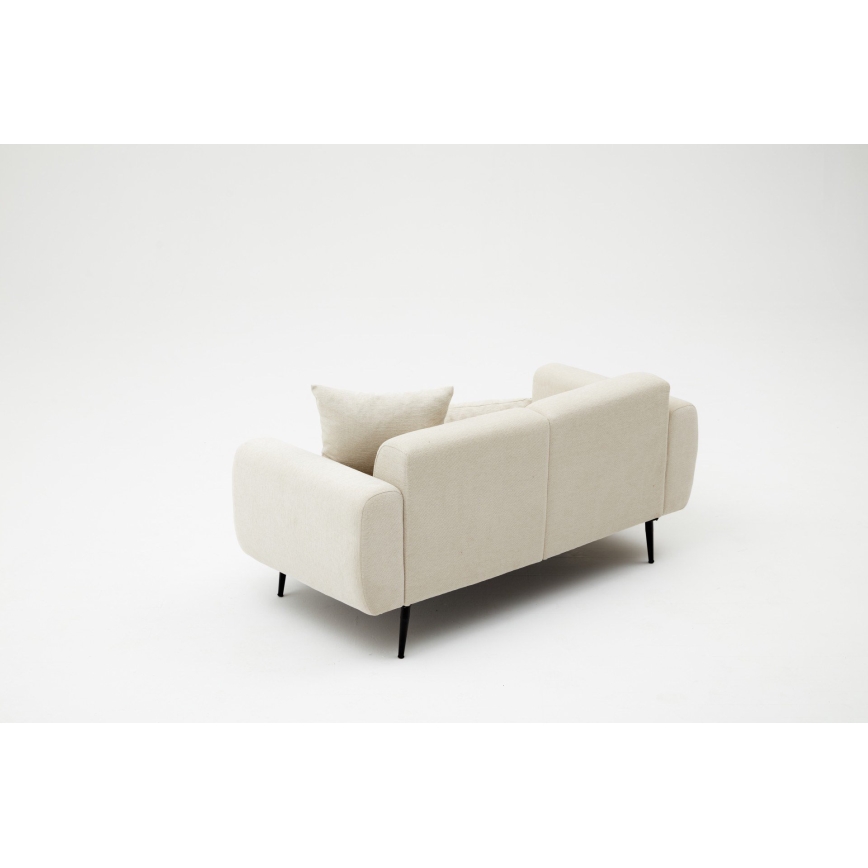 Zweisitziges Sofa PISA, cremefarben