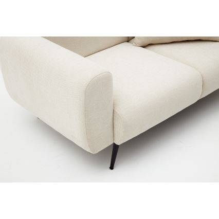 Zweisitziges Sofa PISA, cremefarben
