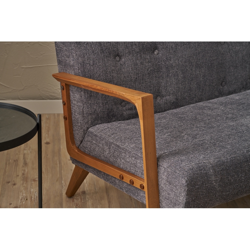 Zweisitziges Sofa TUMI, grau
